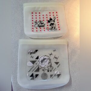 Disney Reusable Snack Bags - 2 never used